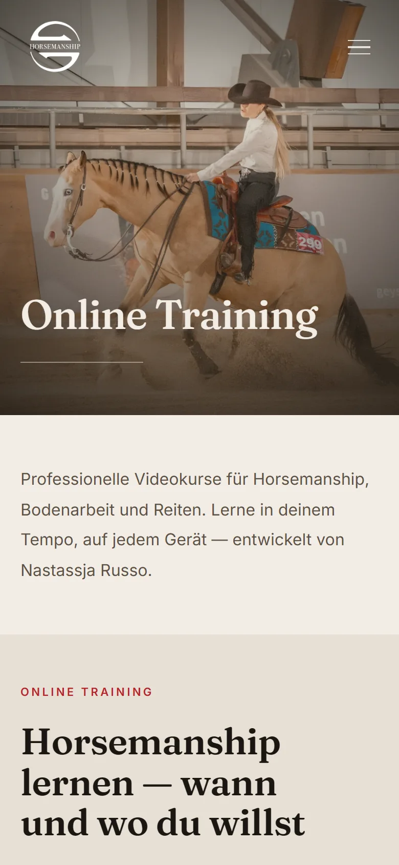 Online-Training - mobil