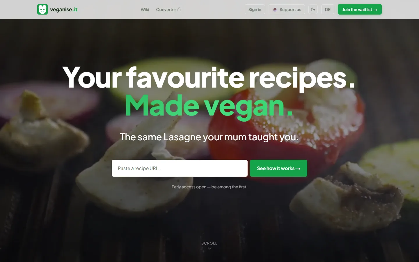veganise.it - Startseite